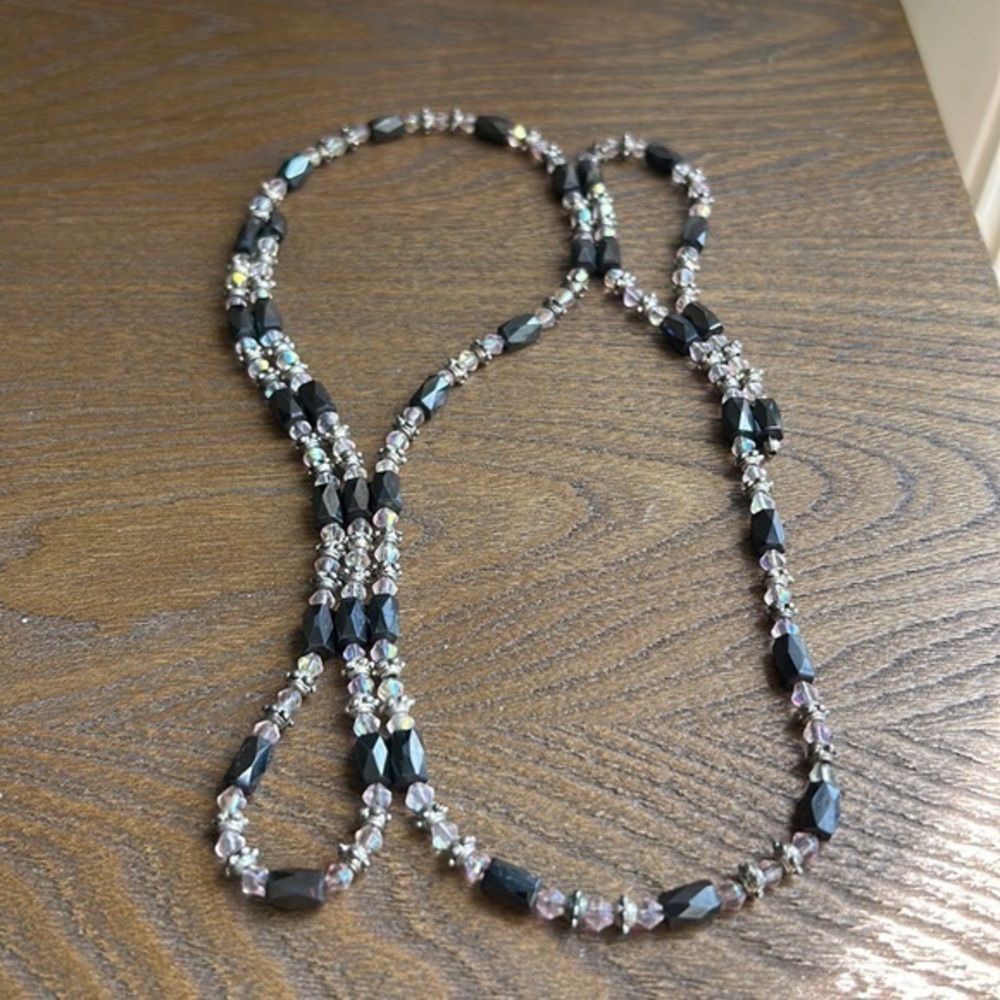 Long magnetic magnetite bracelet